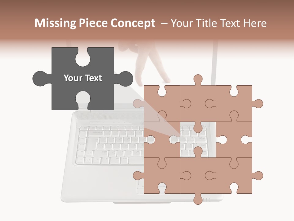 Concept Finger Isolated PowerPoint Template
