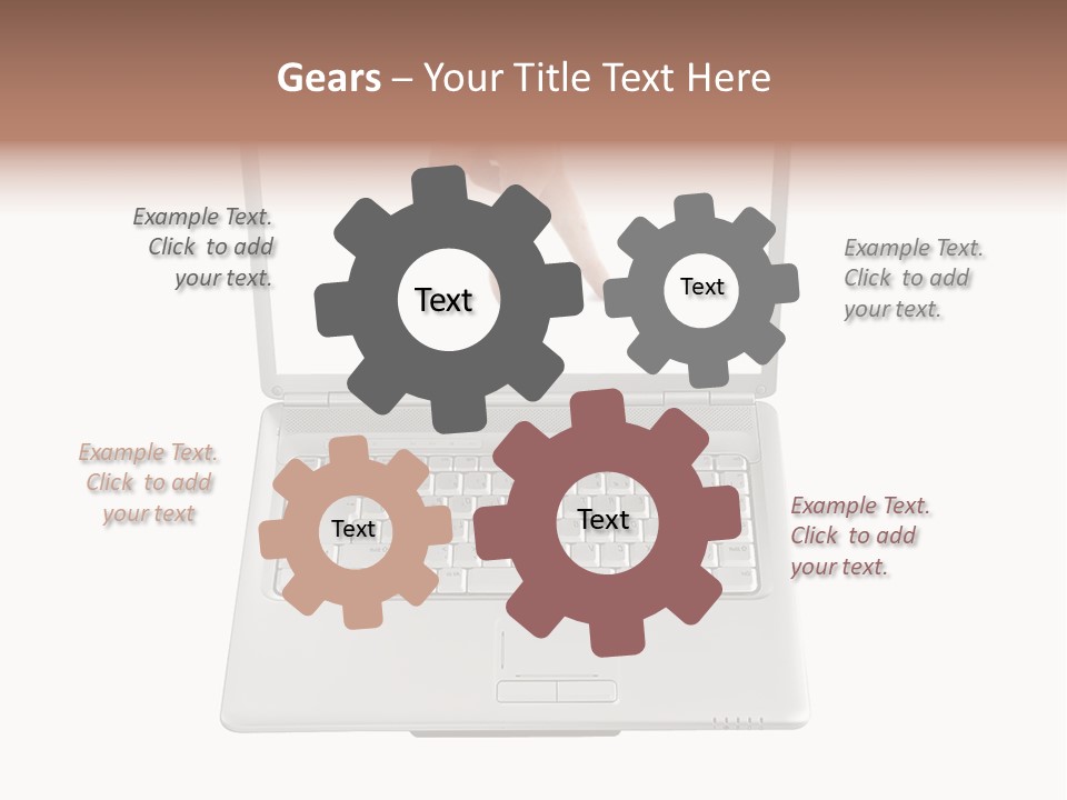 Concept Finger Isolated PowerPoint Template