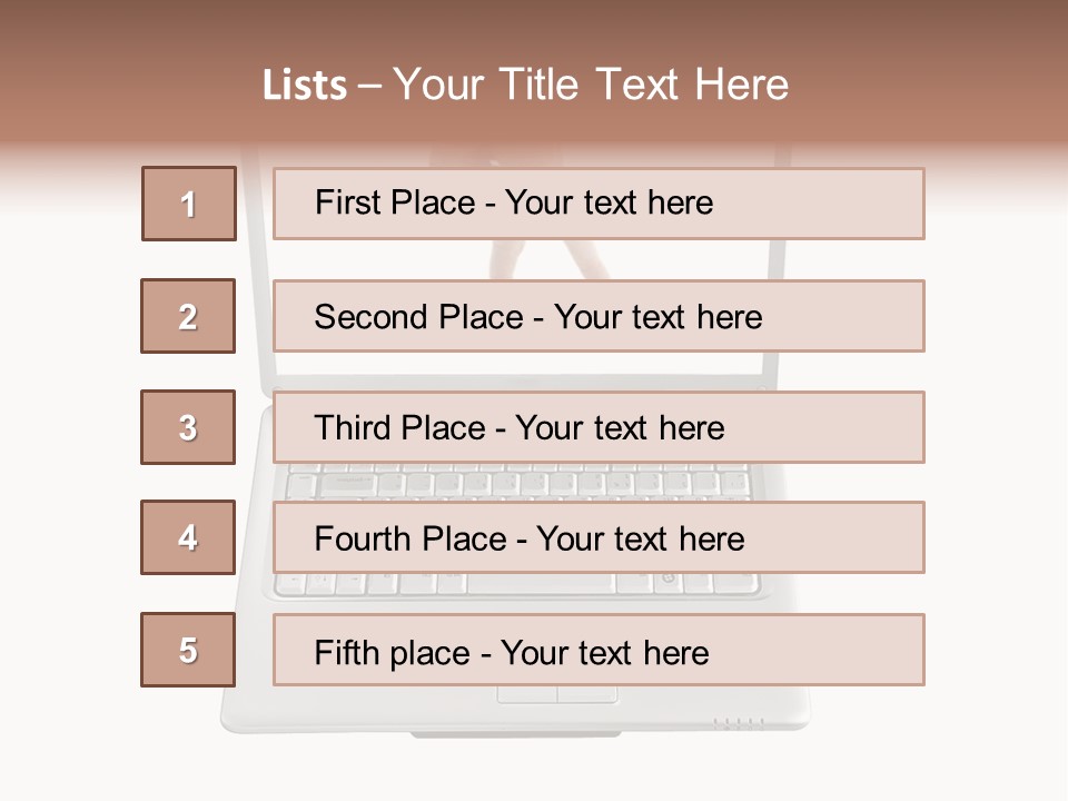 Concept Finger Isolated PowerPoint Template