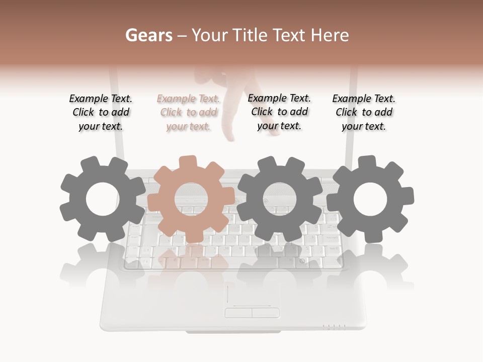 Concept Finger Isolated PowerPoint Template