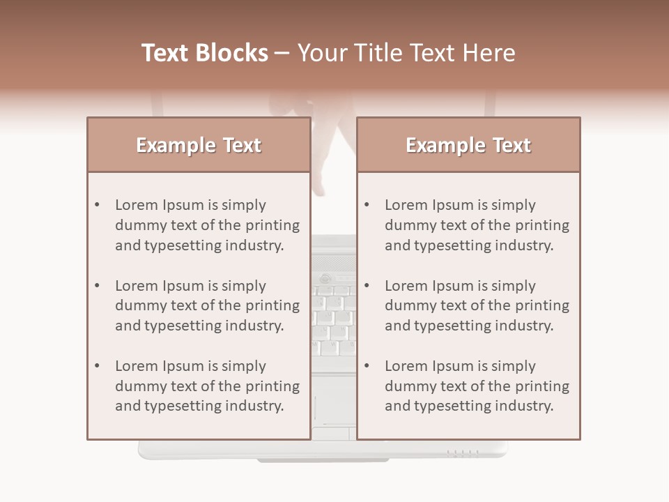 Concept Finger Isolated PowerPoint Template