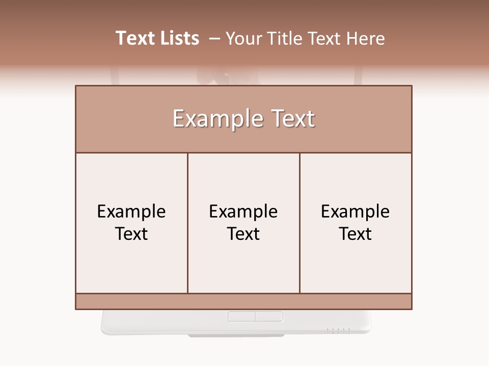 Concept Finger Isolated PowerPoint Template