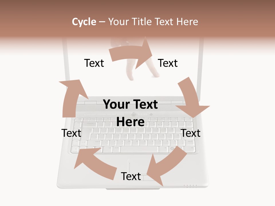 Concept Finger Isolated PowerPoint Template