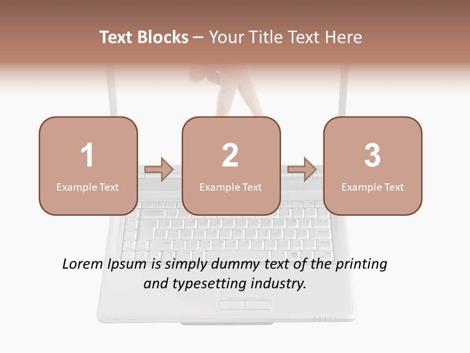 Concept Finger Isolated PowerPoint Template