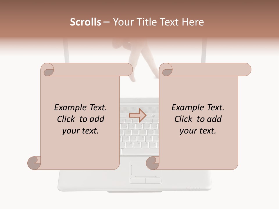 Concept Finger Isolated PowerPoint Template
