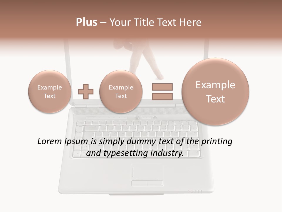 Concept Finger Isolated PowerPoint Template