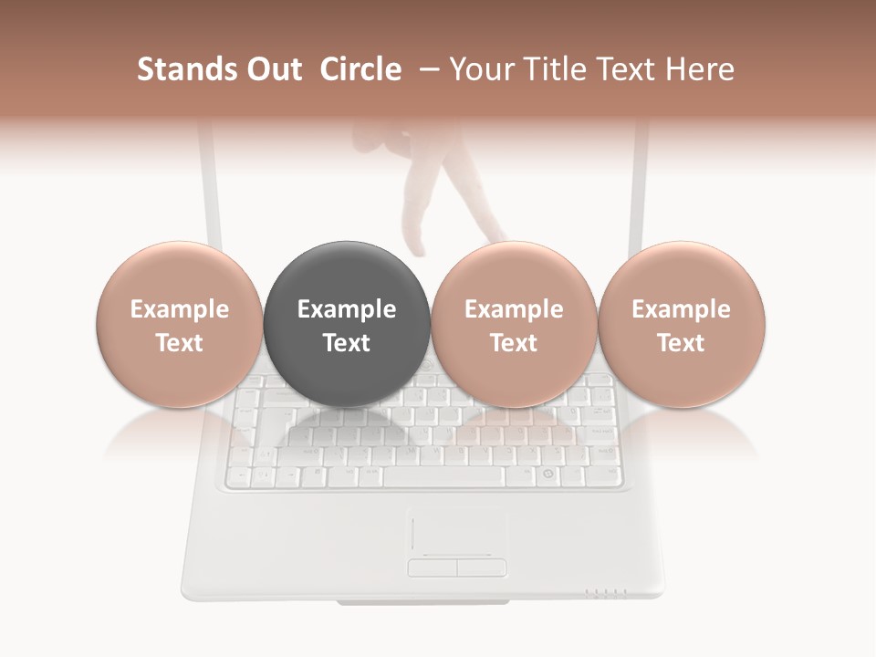 Concept Finger Isolated PowerPoint Template