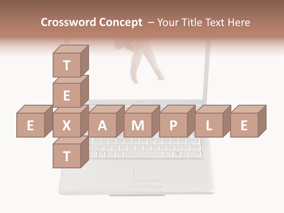 Concept Finger Isolated PowerPoint Template