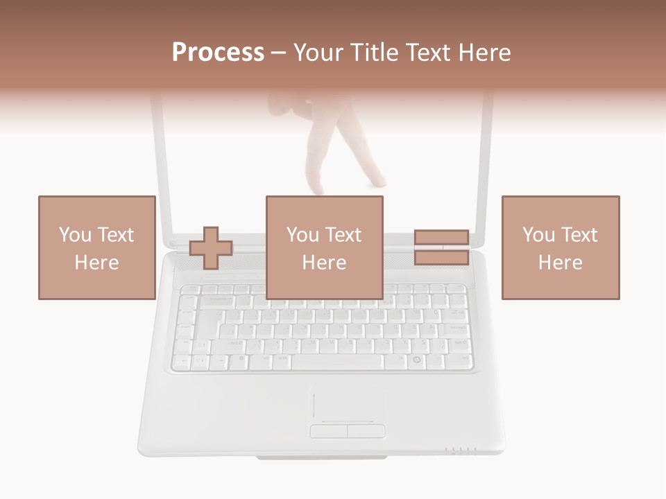 Concept Finger Isolated PowerPoint Template