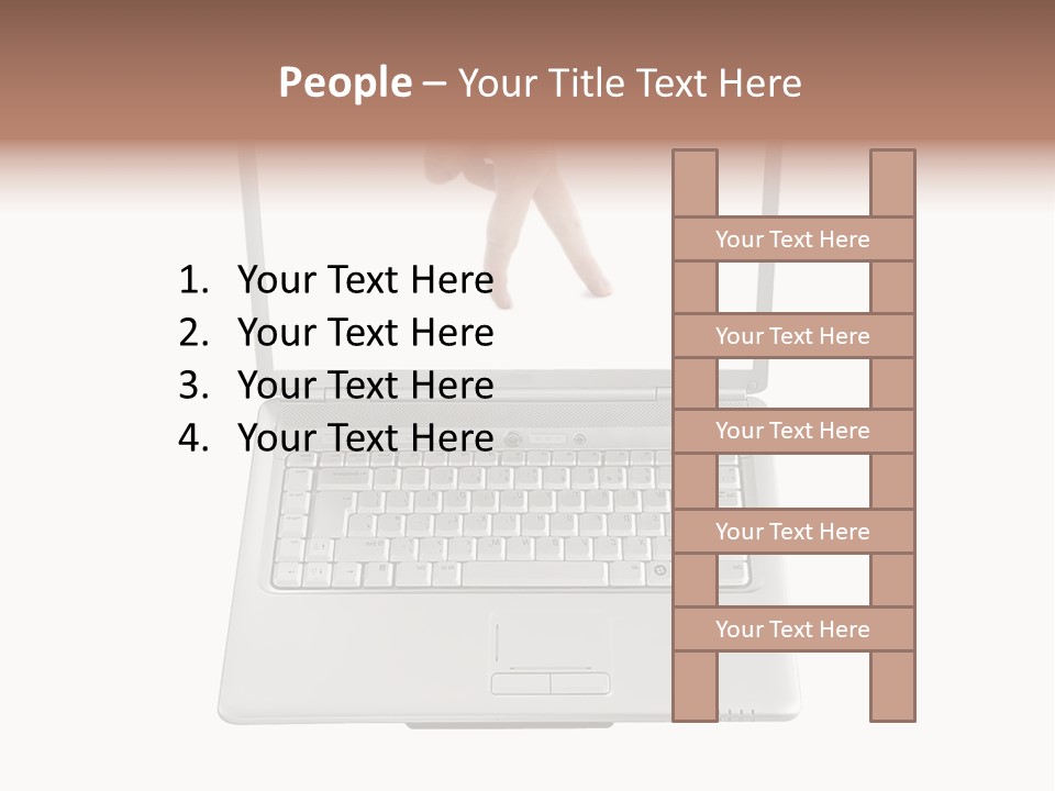 Concept Finger Isolated PowerPoint Template