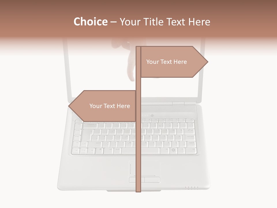Concept Finger Isolated PowerPoint Template