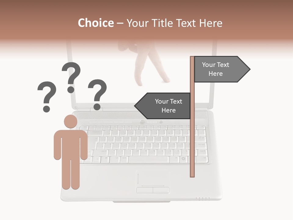 Concept Finger Isolated PowerPoint Template