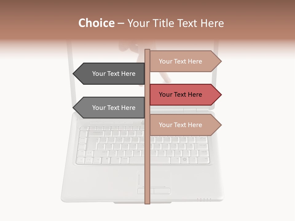 Concept Finger Isolated PowerPoint Template