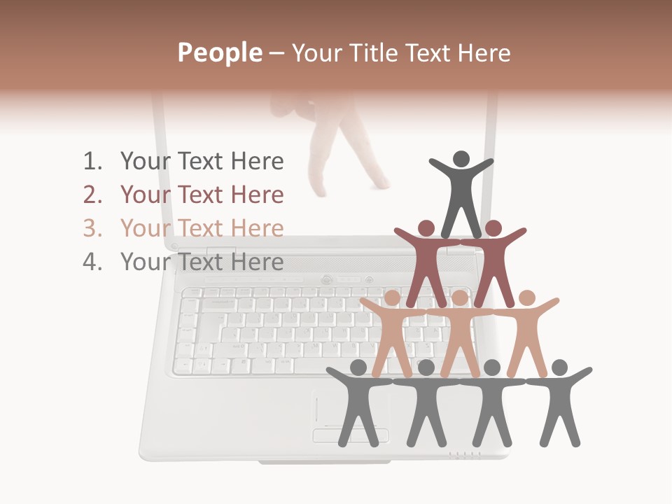 Concept Finger Isolated PowerPoint Template