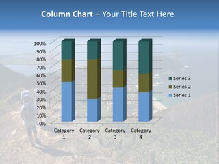 A Group Of People Standing On Top Of A Mountain PowerPoint Template