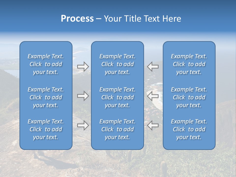 A Group Of People Standing On Top Of A Mountain PowerPoint Template