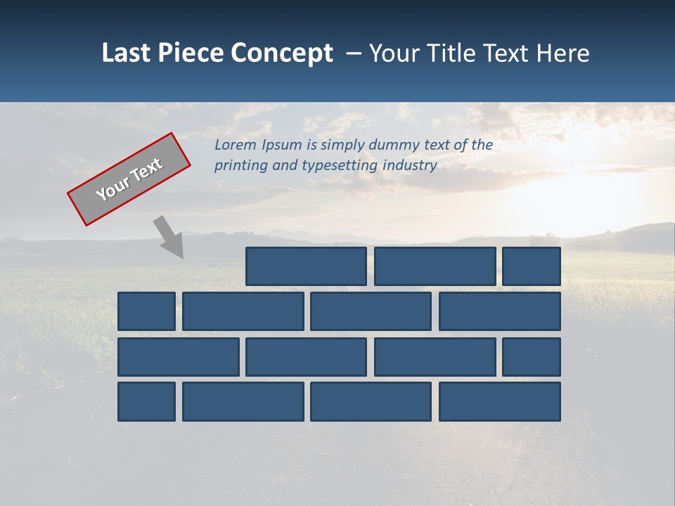 Landscape Highway Asphalt PowerPoint Template