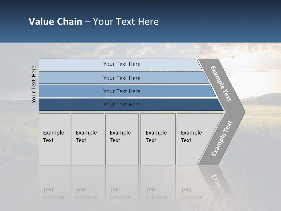 Landscape Highway Asphalt PowerPoint Template