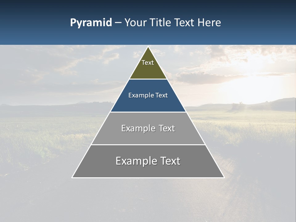 Landscape Highway Asphalt PowerPoint Template