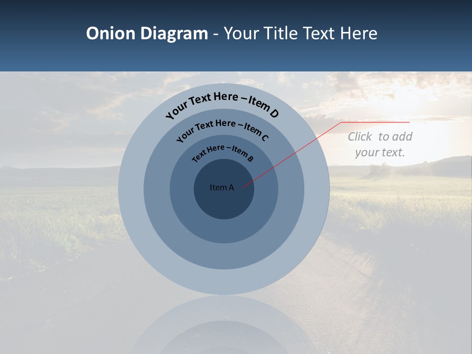 Landscape Highway Asphalt PowerPoint Template