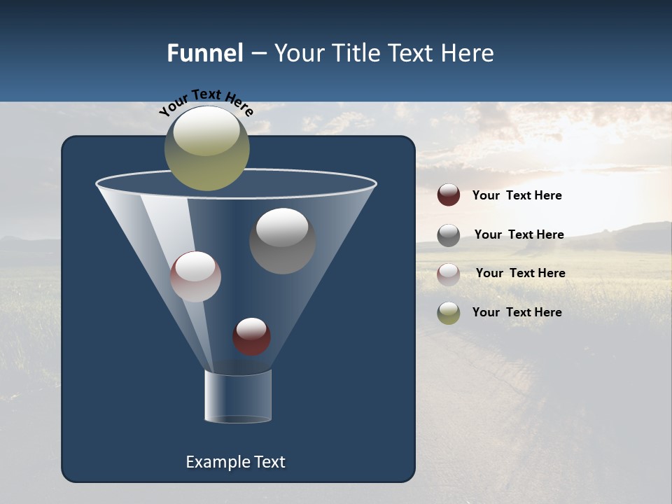 Landscape Highway Asphalt PowerPoint Template
