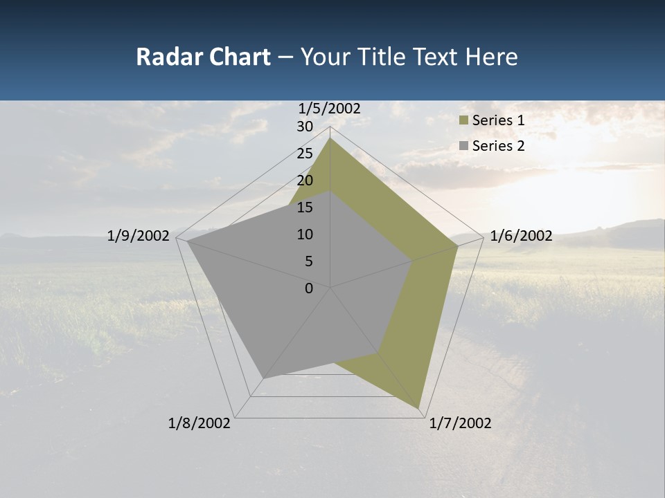 Landscape Highway Asphalt PowerPoint Template