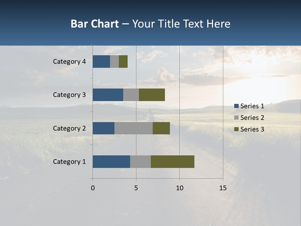 Landscape Highway Asphalt PowerPoint Template