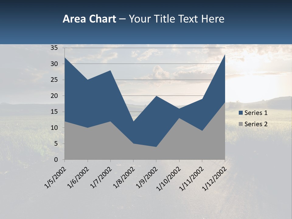 Landscape Highway Asphalt PowerPoint Template