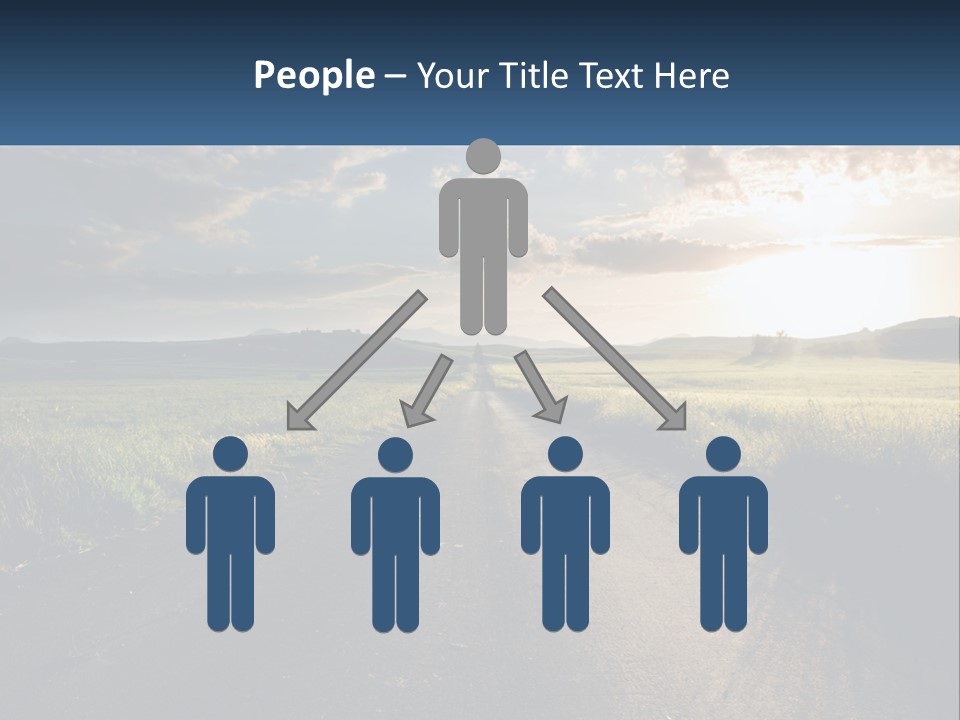 Landscape Highway Asphalt PowerPoint Template