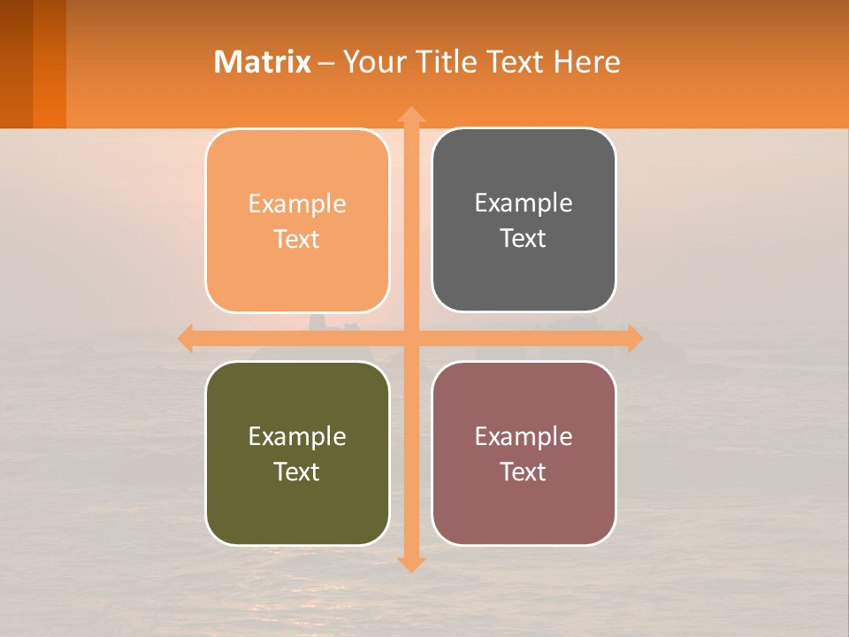 Coastline Arms White PowerPoint Template