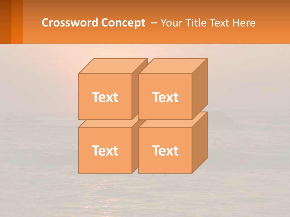 Coastline Arms White PowerPoint Template