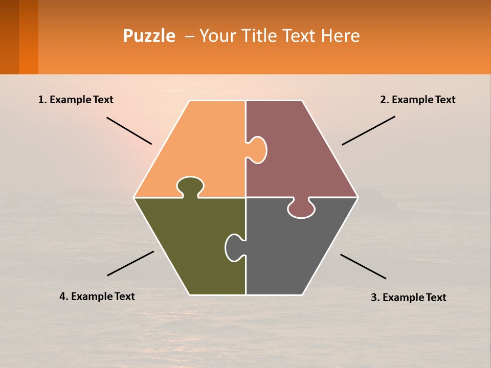 Coastline Arms White PowerPoint Template