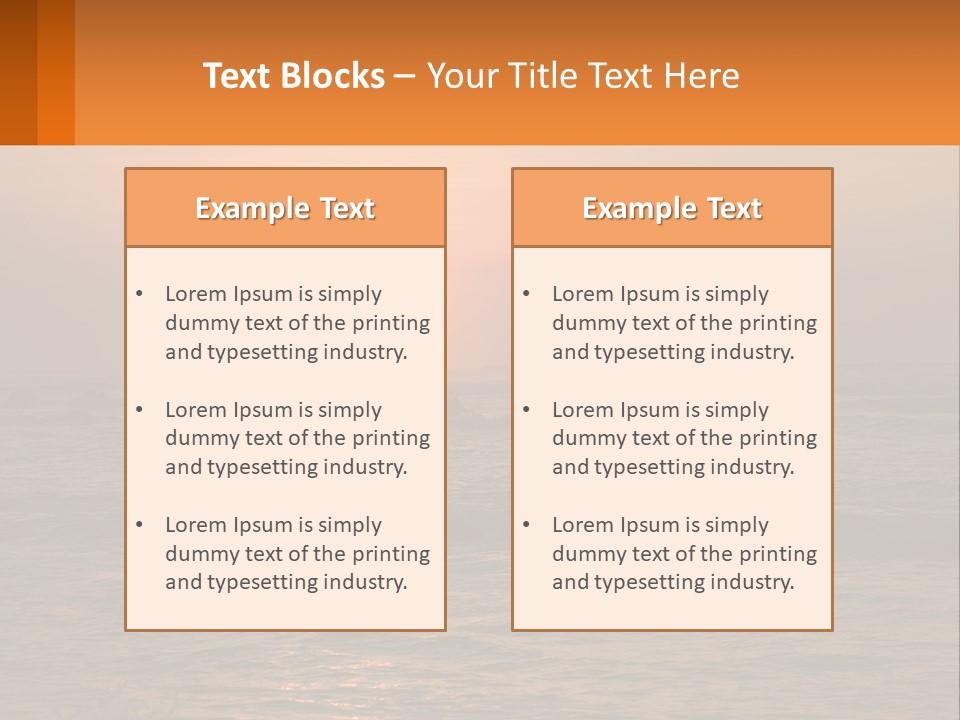 Coastline Arms White PowerPoint Template
