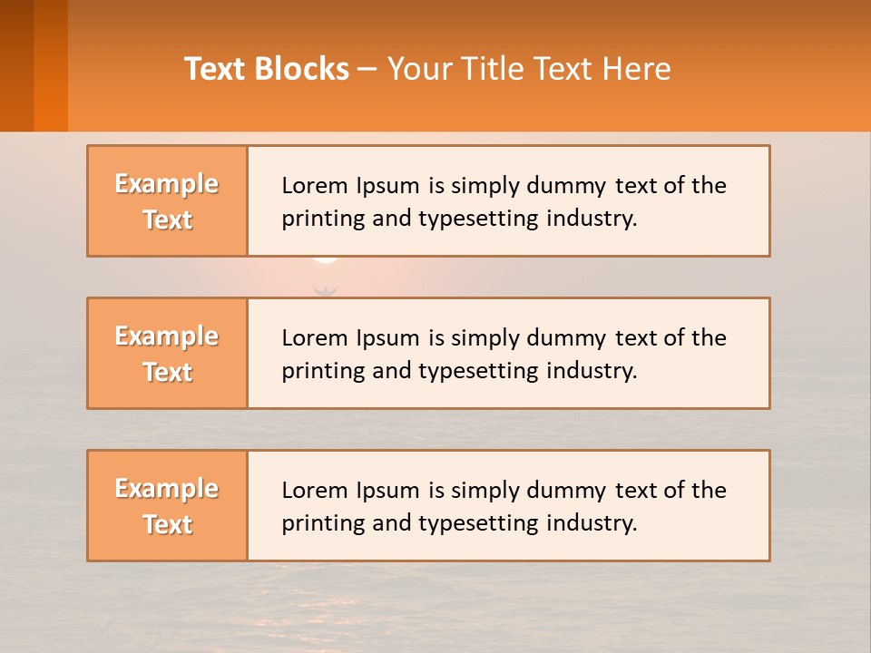 Coastline Arms White PowerPoint Template
