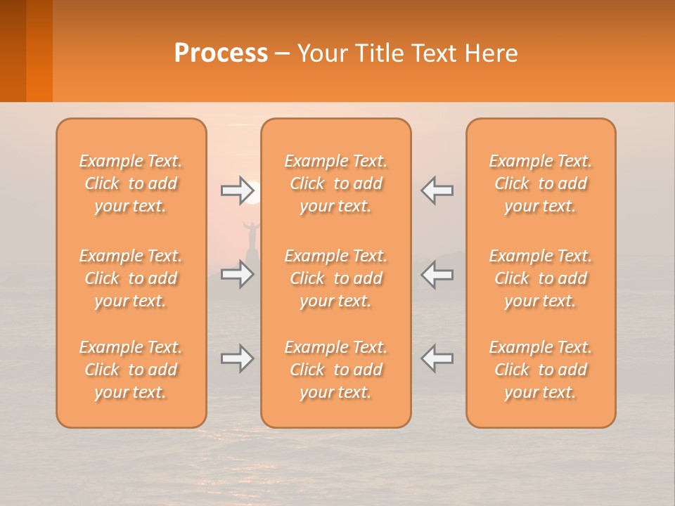 Coastline Arms White PowerPoint Template