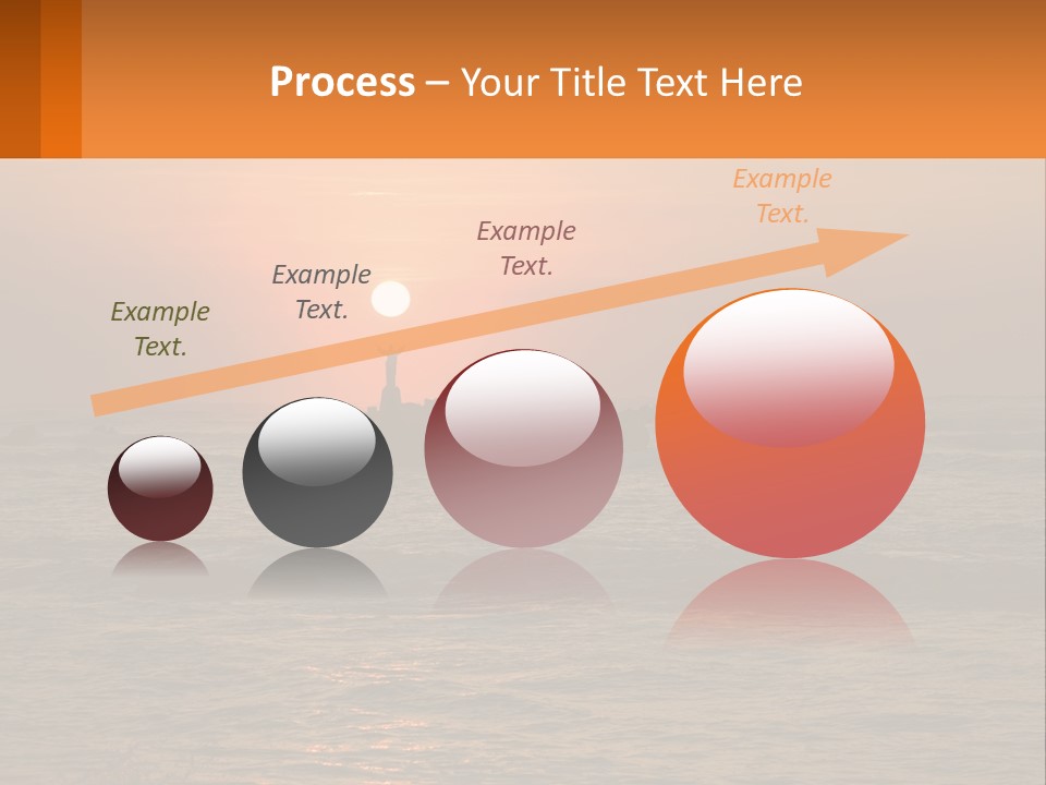 Coastline Arms White PowerPoint Template