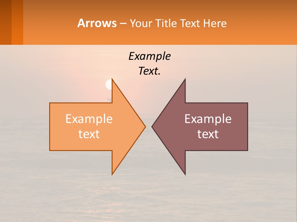Coastline Arms White PowerPoint Template