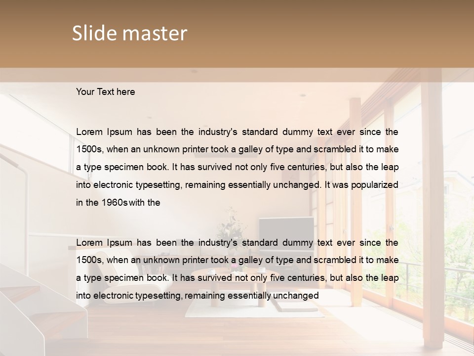 Lifestyle Elegance Decoration PowerPoint Template