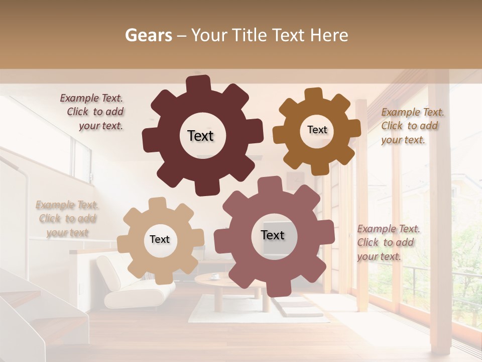 Lifestyle Elegance Decoration PowerPoint Template