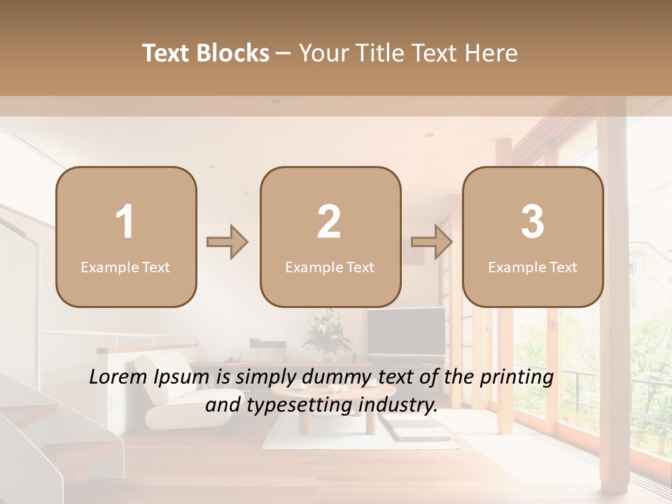 Lifestyle Elegance Decoration PowerPoint Template