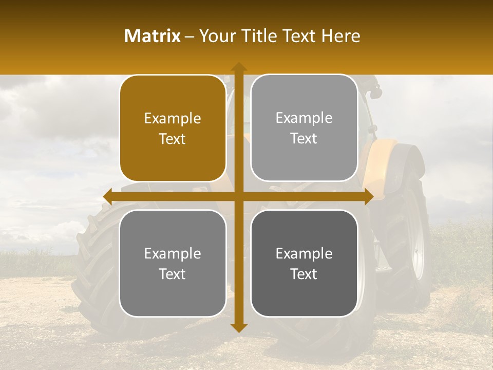 Farmer Machine Agriculture PowerPoint Template