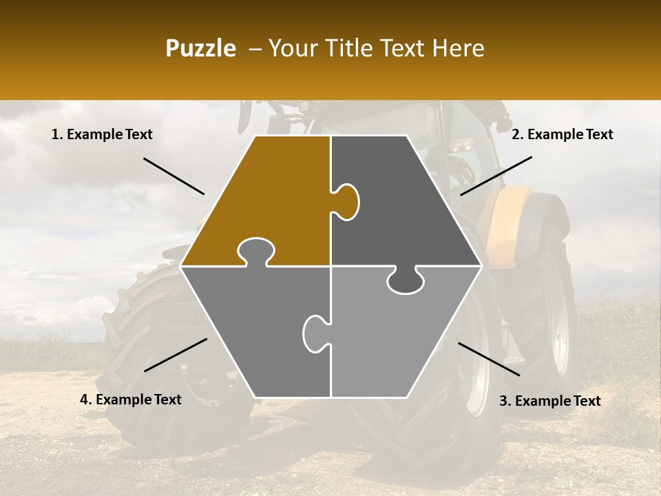 Farmer Machine Agriculture PowerPoint Template
