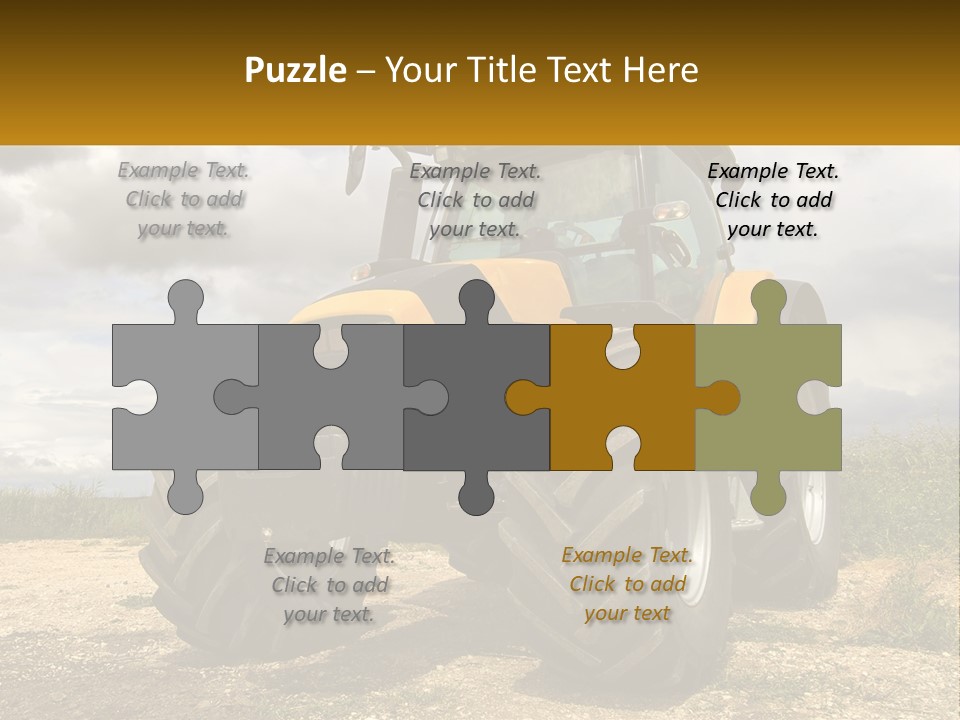 Farmer Machine Agriculture PowerPoint Template