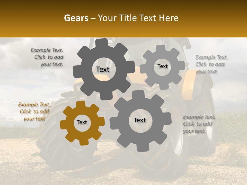 Farmer Machine Agriculture PowerPoint Template