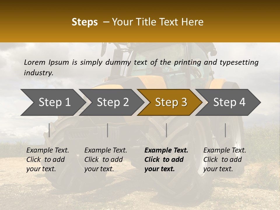 Farmer Machine Agriculture PowerPoint Template