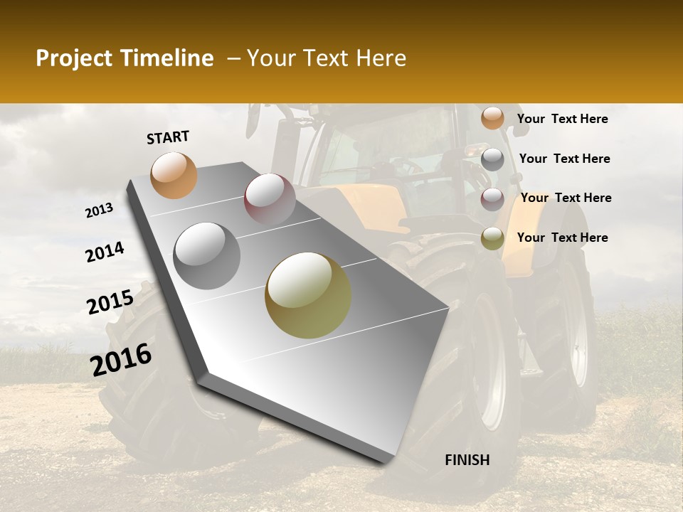 Farmer Machine Agriculture PowerPoint Template