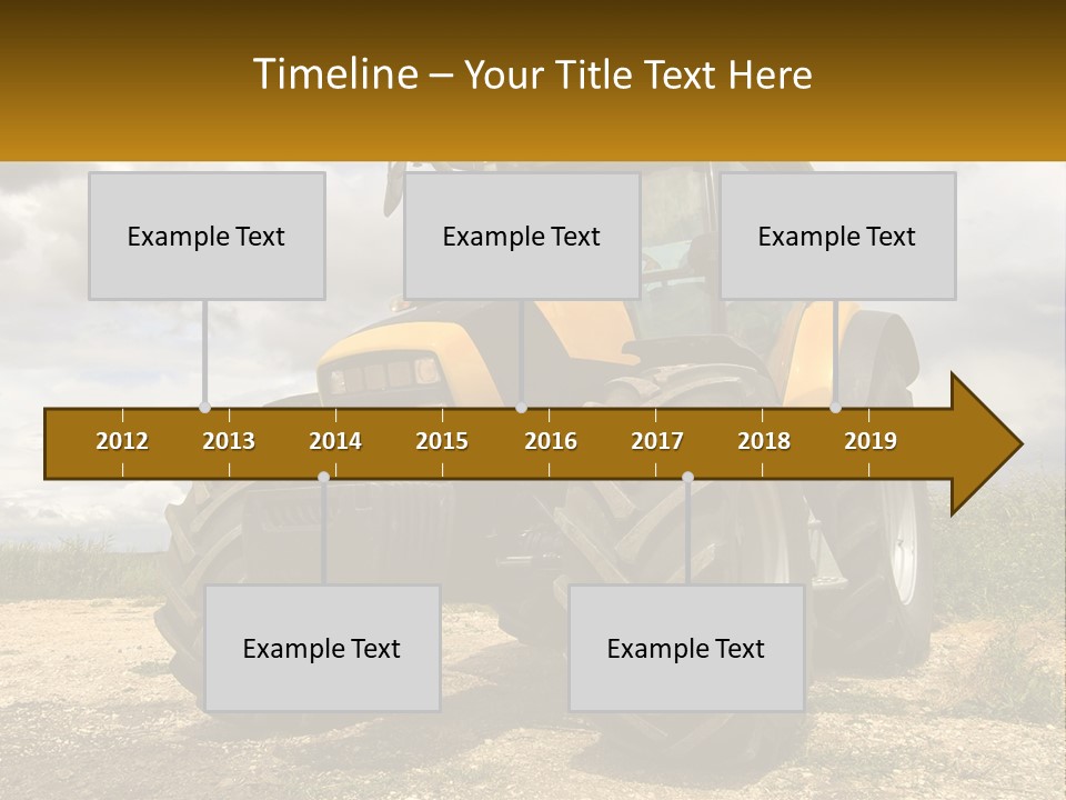Farmer Machine Agriculture PowerPoint Template