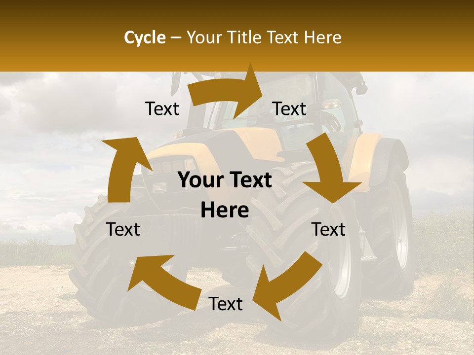 Farmer Machine Agriculture PowerPoint Template