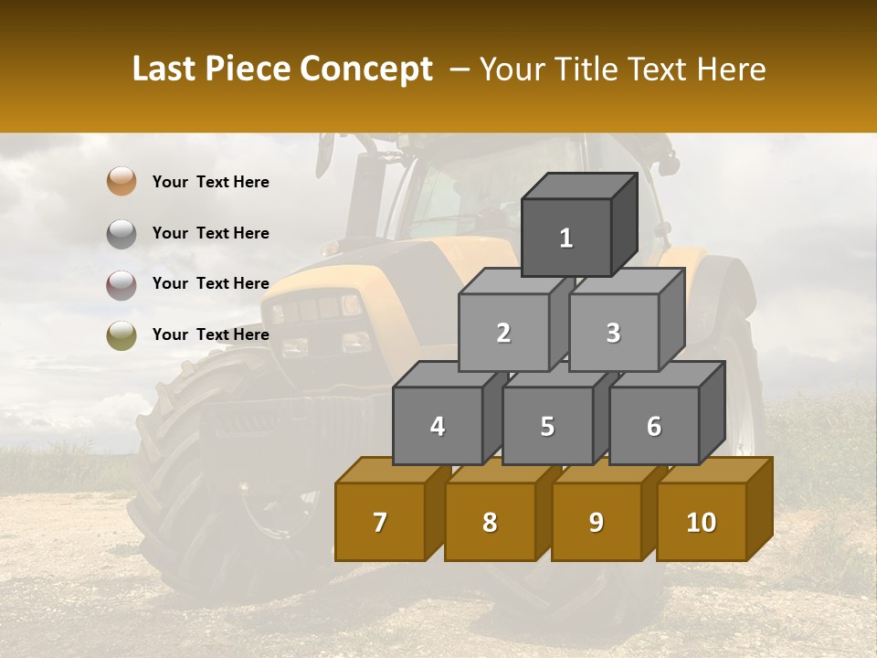 Farmer Machine Agriculture PowerPoint Template