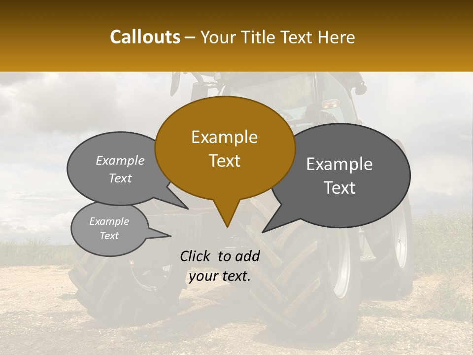 Farmer Machine Agriculture PowerPoint Template